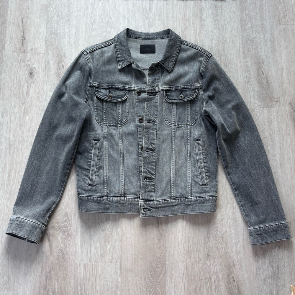 Vince Gray Denim Jacket